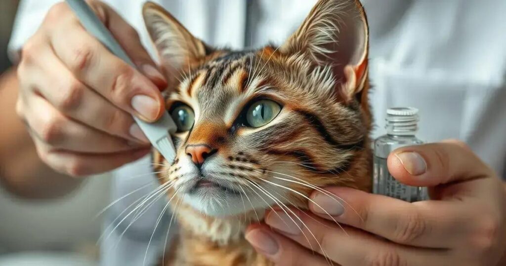 como limpar orelha de gato