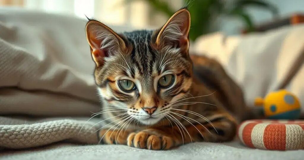 gato com diarreia o que dar