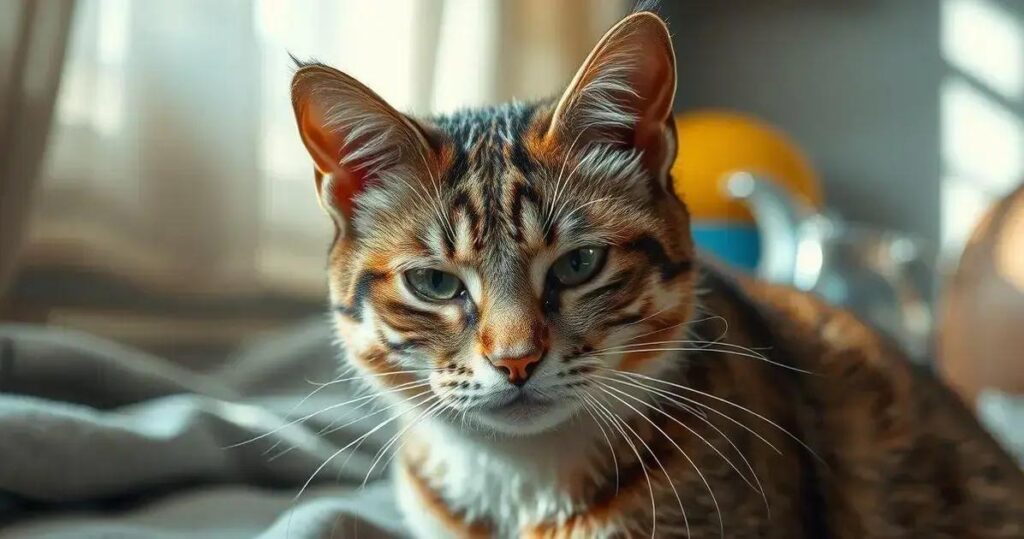 sintomas de gripe em gatos
