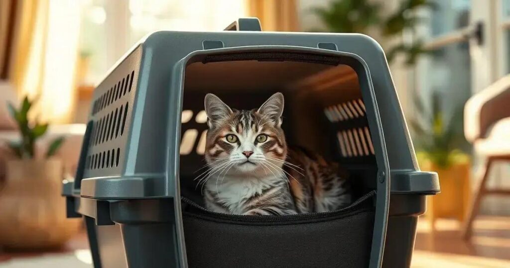 como escolher a caixa de transporte ideal para gato