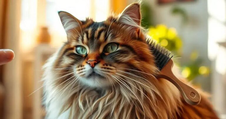 como escovar pelo de gato corretamente