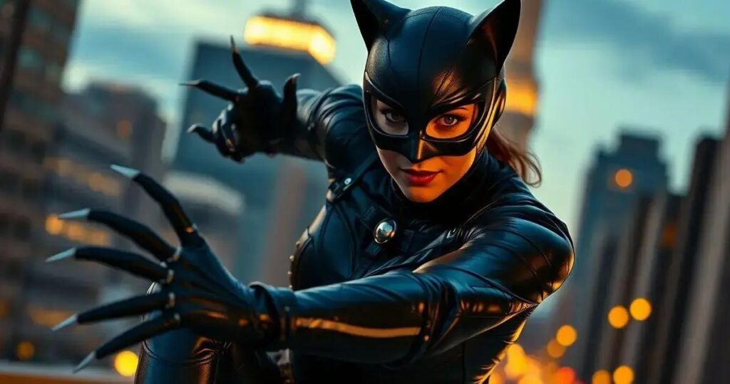 mulher gato