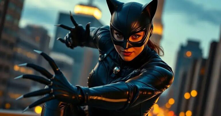 mulher gato
