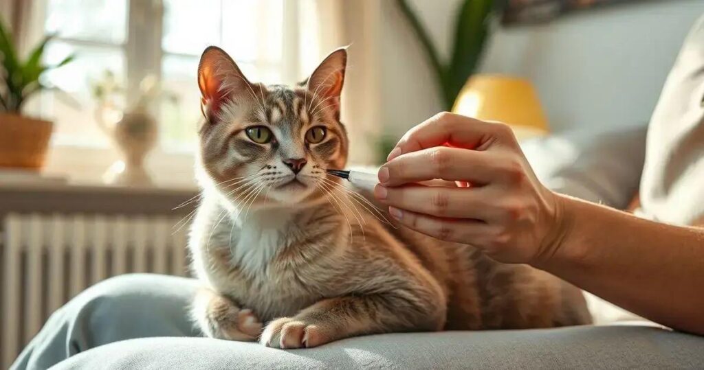 como dar comprimido para gato