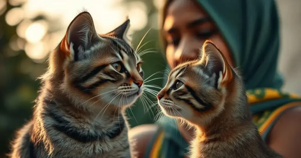 como ensinar o gato a não morder