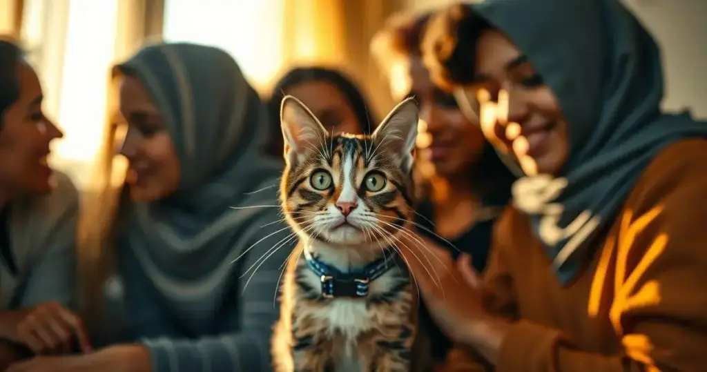 como introduzir coleira em gato