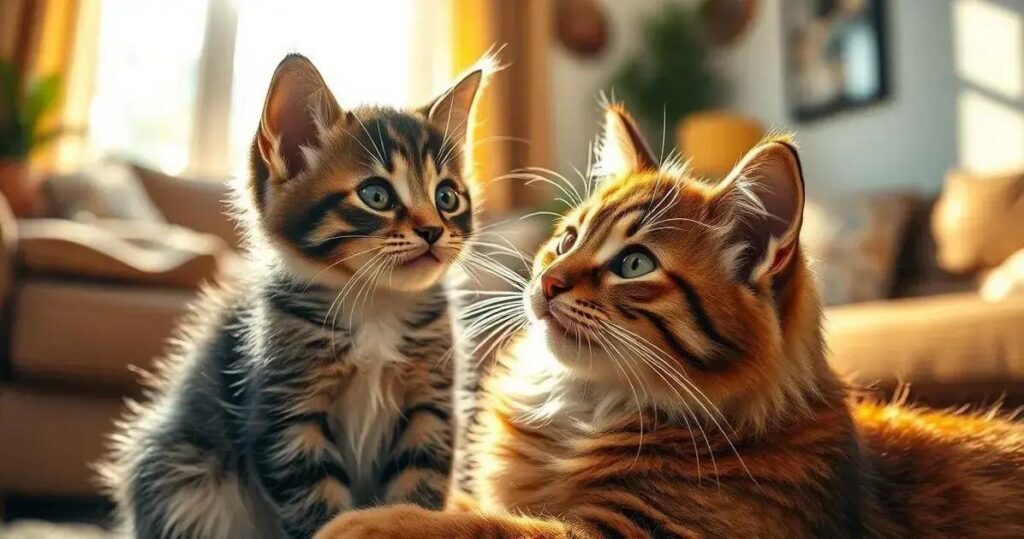 como introduzir filhote de gato com gato adulto