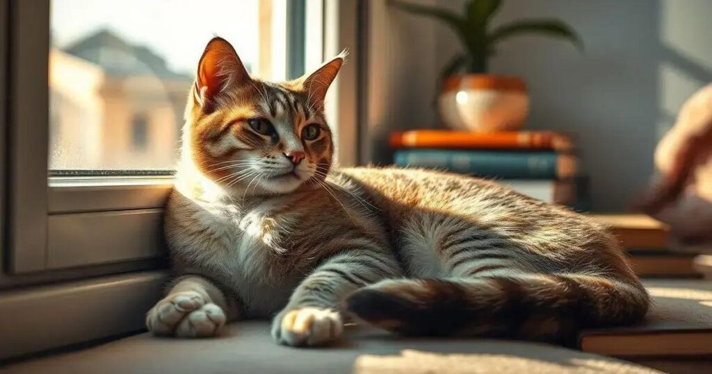 gato para quem mora sozinho