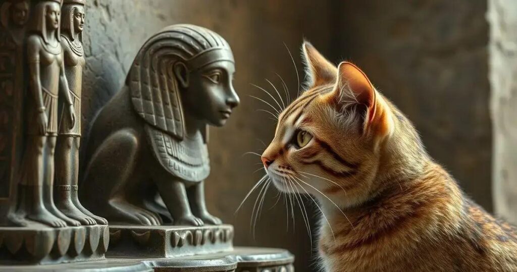 história da domesticação dos gatos