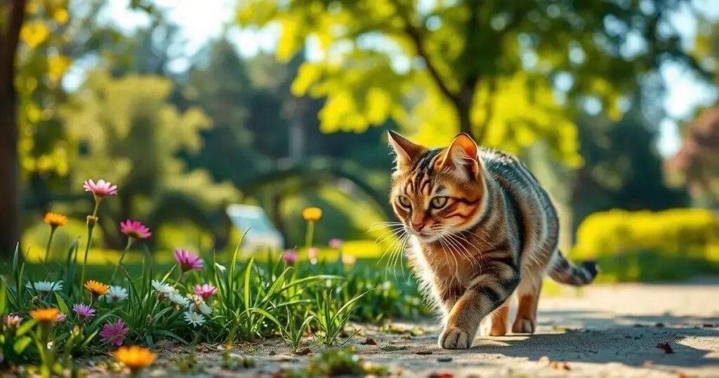 passeio de gato na coleira benefícios
