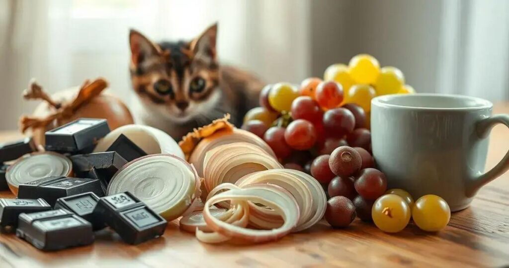 petiscos a evitar para gatos