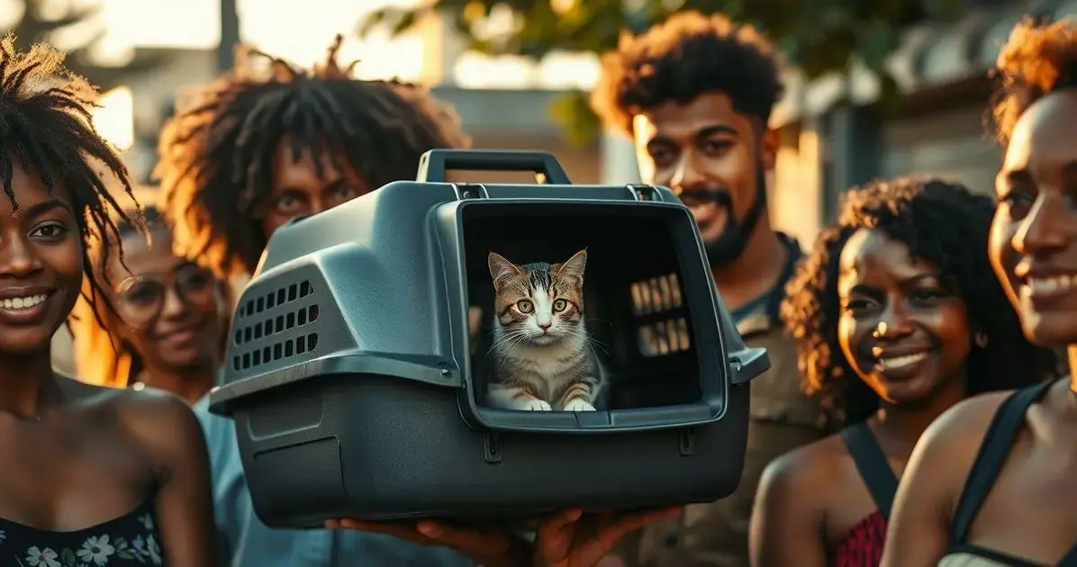 caixa de transporte para gatos ventilada