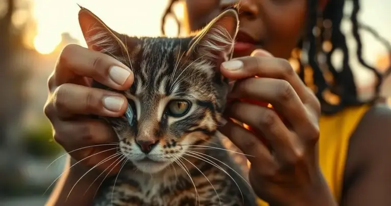 como dar soro fisiológico no olho do gato