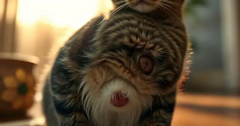 gato com caroço na barriga o que pode ser