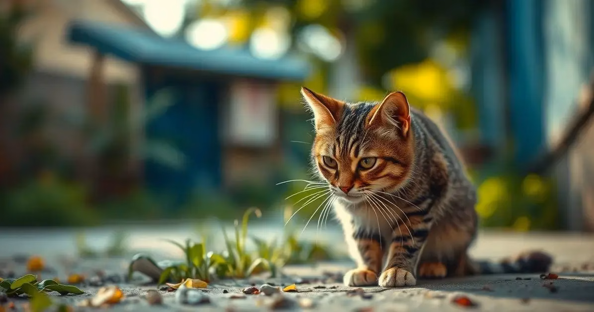 gato fazendo xixi no lugar errado