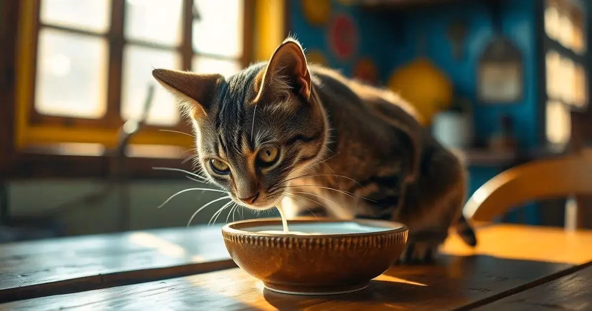 gato pode tomar leite