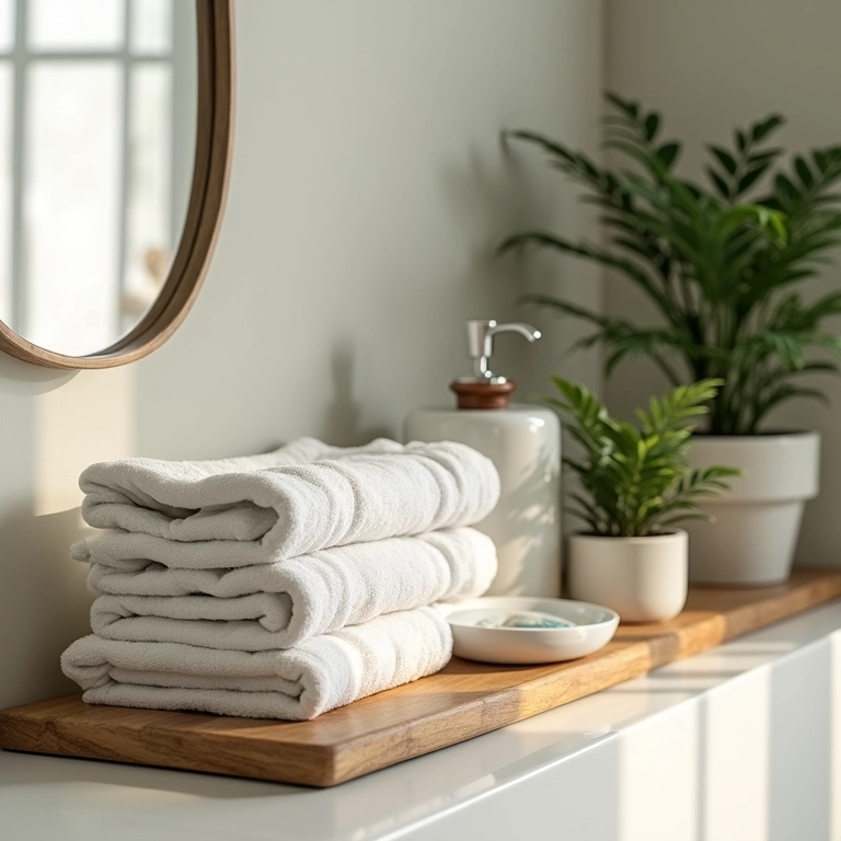 Acessórios charmosos em um banheiro antigo com toque brasileiro