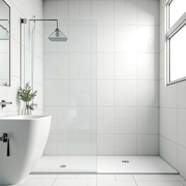 Banheiro MRV com cores claras para ampliar o espaço.