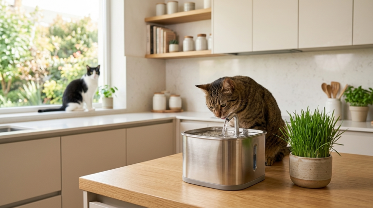 Melhor fonte de água para gatos em 2026
