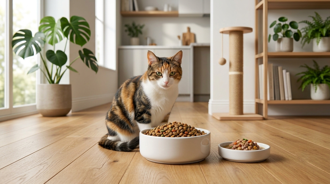 Quantas vezes por dia um gato deve comer de acordo com a idade e a rotina alimentar.