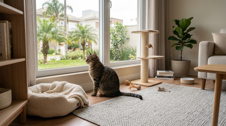 Quanto tempo um gato pode ficar sozinho em casa com segurança.